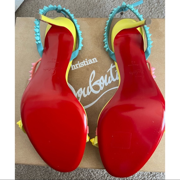 Louboutin Mafaldina 100 mm Multi - Picture 3 of 4